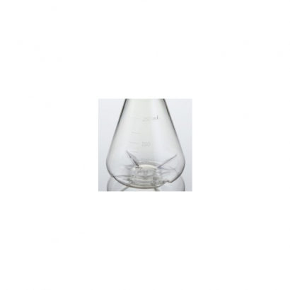 Erlenmeyer Flask_With smooth and exterior devoid of any concave or convex surfaces, clear scale maki